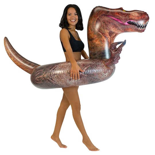PoolCandy RealPrint® T-Rex Dinosaur Jumbo Pool Tube